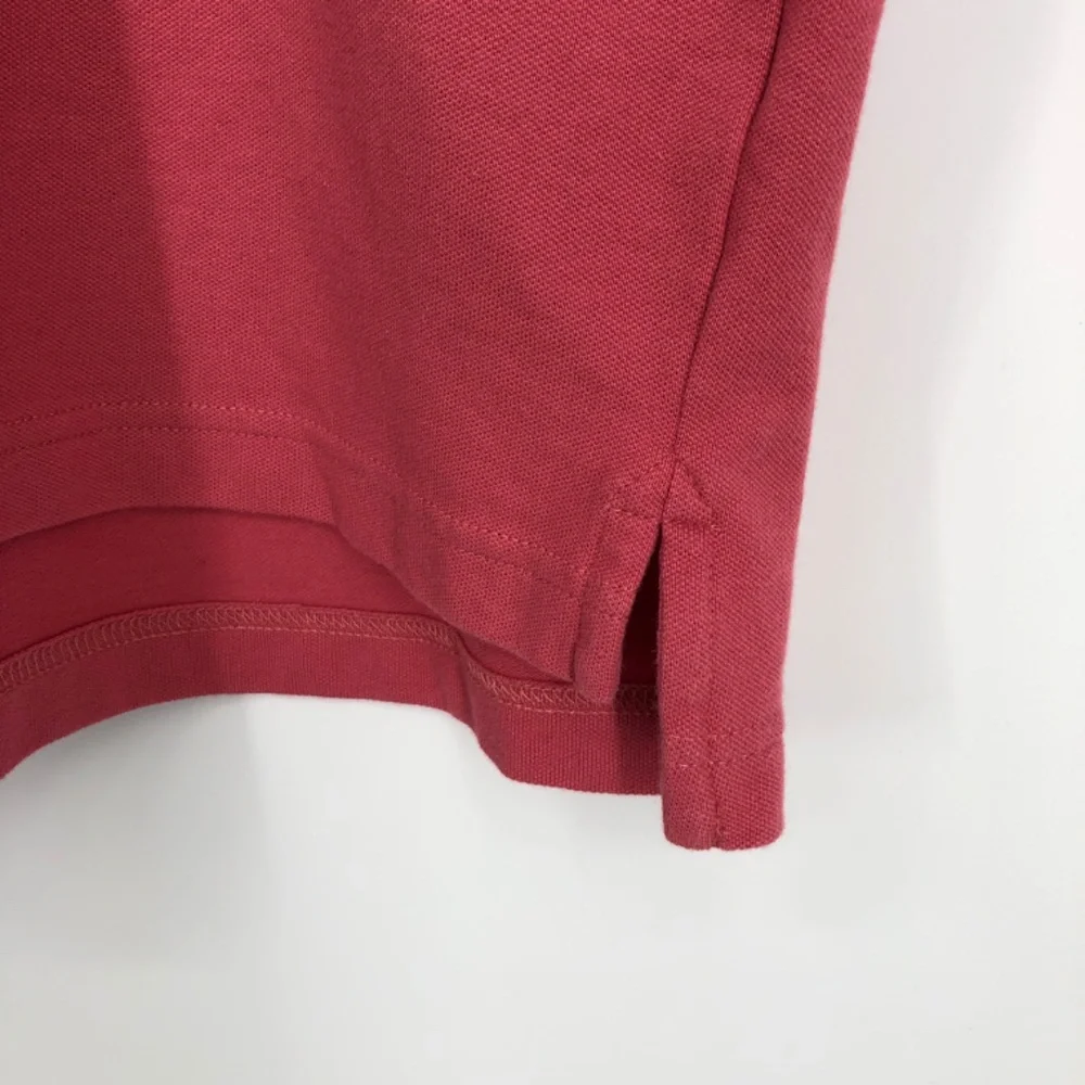 J Crew Mens Flex Pique Polo Shirt Size Large Pink‎ Short Sleeve